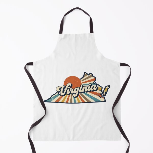 Item preview, Virginia Retro Sunset State Silhouette – Vintage Distressed Design designed and sold by Paper Drip.