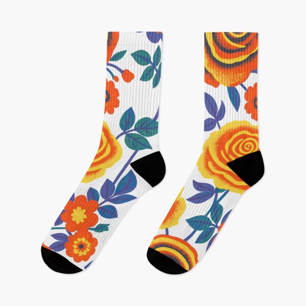 Item preview, Vibrant Retro Floral Pattern | Bold Colorful Botanical Flowers designed and sold by RairyuuBell.