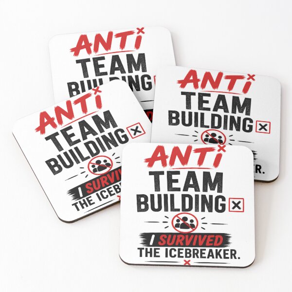 Item preview, Anti Team Building Survivor Badge designed and sold by the-dovlat.