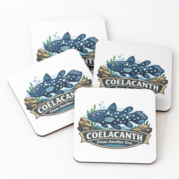 Item preview, Coelacanth Ancient Ocean Survivor Emblem designed and sold by WildlifeInc.