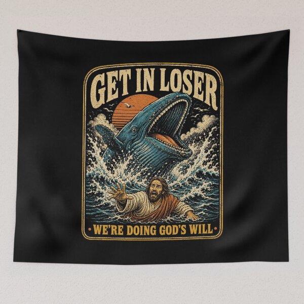 Item preview, Get in Loser We're Doing God's Will Christian Bible Funny designed and sold by will freed18.