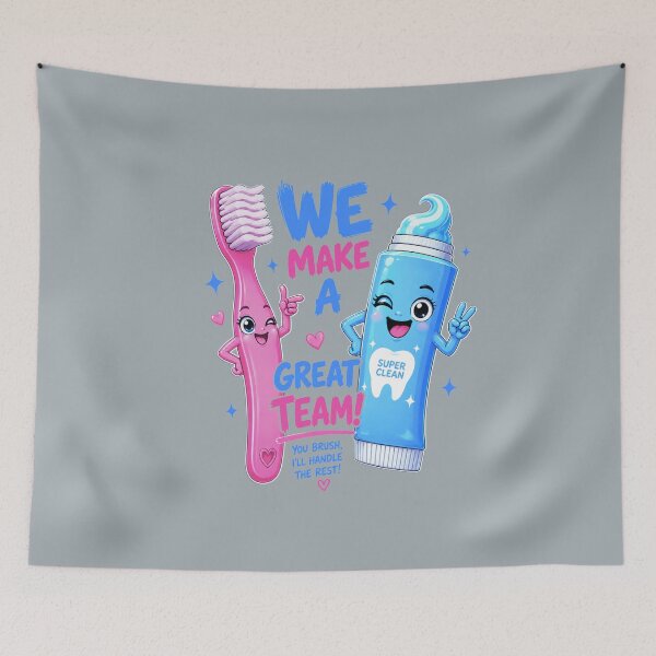 Item preview, Cute Toothbrush & Toothpaste Besties T-Shirt designed and sold by Aimetoi.