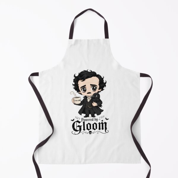 Item preview, Melancholy Powered by Gloom Cute Edgar Allan Poe Raven Art designed and sold by Fenay Designs.