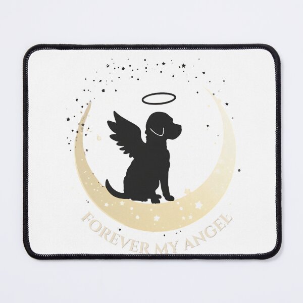 Item preview, Forever My Angel – Minimalist Angel Dog Memorial Design designed and sold by PrintologyAura.