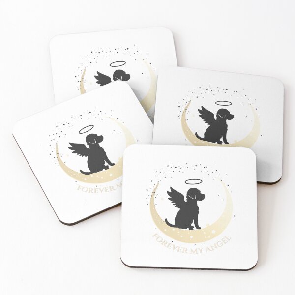 Item preview, Forever My Angel – Minimalist Angel Dog Memorial Design designed and sold by PrintologyAura.