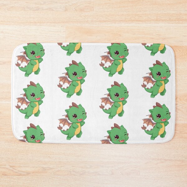 Item preview, Cute Green Baby Dragon Winking designed and sold by SarkisovaNune.