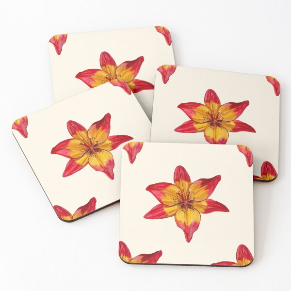 Item preview, heartstrings lily floral pattern designed and sold by AestheticNi.
