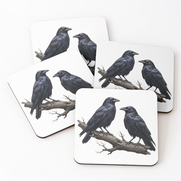 Item preview, odin's ravens norse mythology valhalla designed and sold by Hephaestus's Forge.