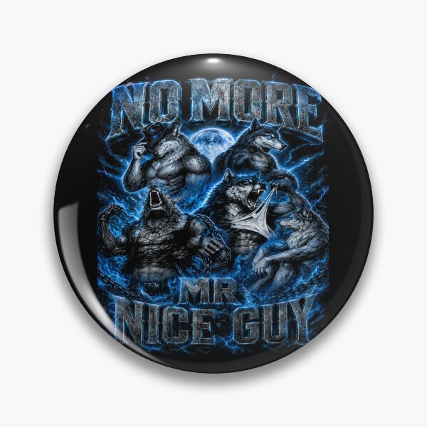 Item preview, No More Mr Nice Guy Alpha Wolf Werewolf Cringe Unhighed designed and sold by will freed18.