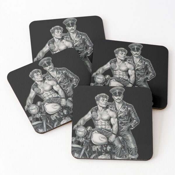 Artikelvorschau, Gay Leder Biker Serie Angel Leder Pride Grafikdesign entworfen und verkauft von ItsAKinkThing.