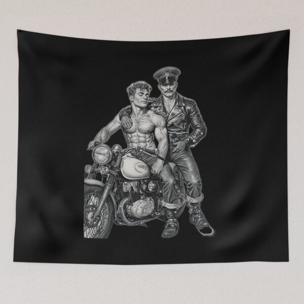 Artikelvorschau, Gay Leder Biker Serie Angel Leder Pride Grafikdesign entworfen und verkauft von ItsAKinkThing.