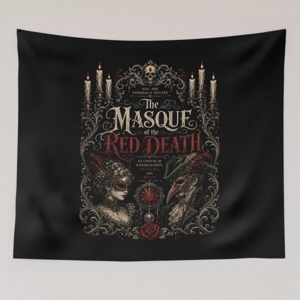Item preview, The Masque of the Red Death Candlelight Revelry and Ruin Gothic Design designed and sold by Fenay Designs.