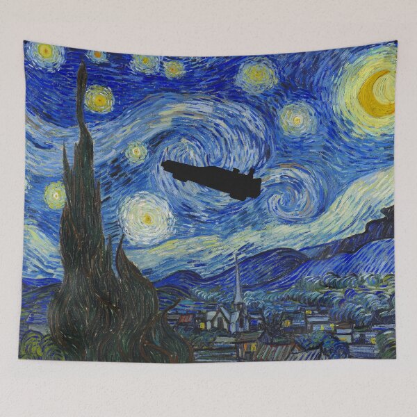 Item preview, Back to the Future Starry Night DeLorean designed and sold by humnoo.