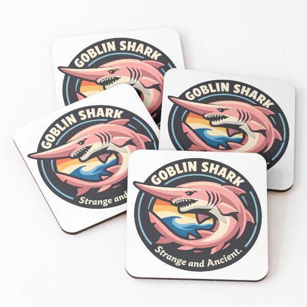Item preview, Goblin Shark Deep Sea Predator Retro Ocean Wildlife designed and sold by WildlifeInc.