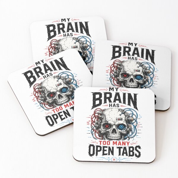 Item preview, Brain With Too Many Tabs designed and sold by the-dovlat.