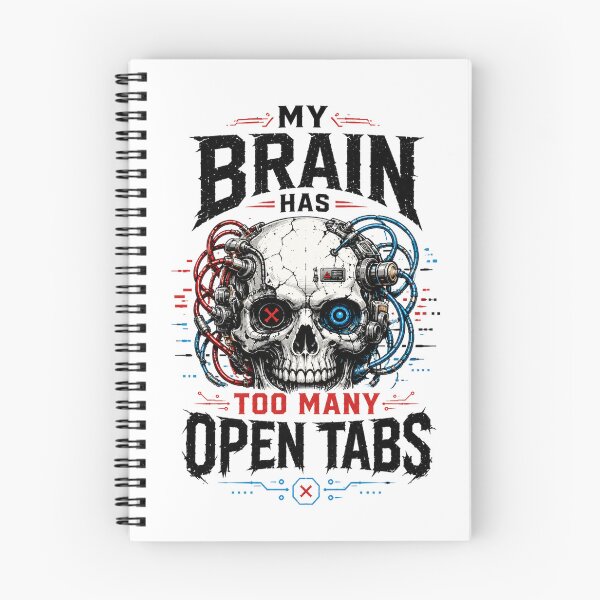 Item preview, Brain With Too Many Tabs designed and sold by the-dovlat.
