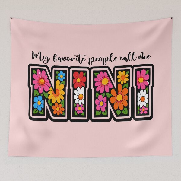 Item preview, My Favorite People Call Me Nini Cute Floral Mothers Day designed and sold by Colorfulman.