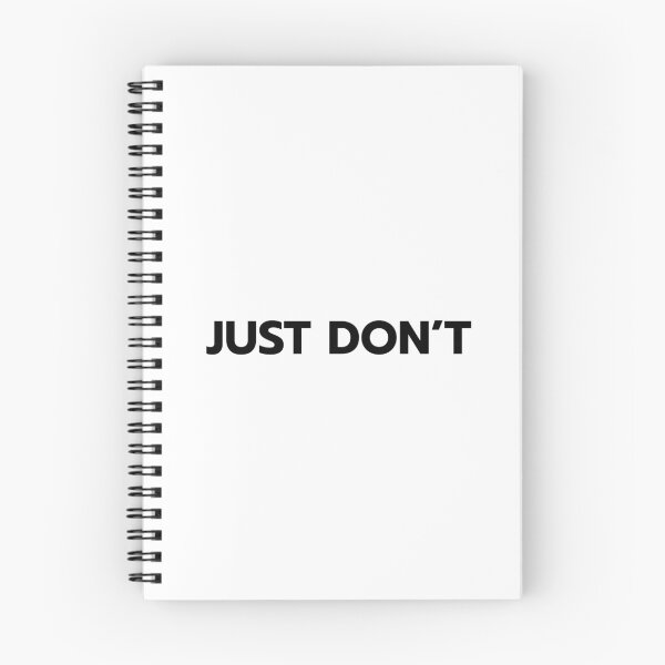 Item preview, JUST DON'T - Funny Anti-Motivation Sarcastic Quote designed and sold by antimotivational.