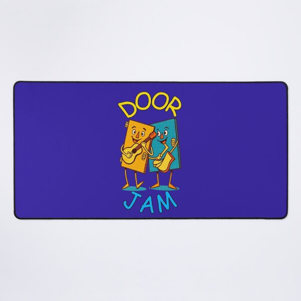 Item preview, Door Jam Funny Music Pun Retro Pop Art - Cartoon Characters Playing designed and sold by 2msons.