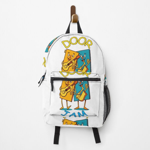 Item preview, Door Jam Funny Music Pun Retro Pop Art - Cartoon Characters Playing designed and sold by 2msons.