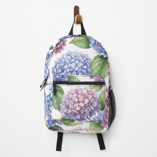 Item preview, Hydrangea Cluster Watercolor Botanical Floral Seamless Pattern designed and sold by Inkworksbyshery.