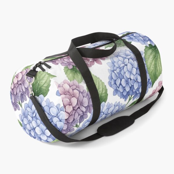 Item preview, Hydrangea Cluster Watercolor Botanical Floral Seamless Pattern designed and sold by Inkworksbyshery.