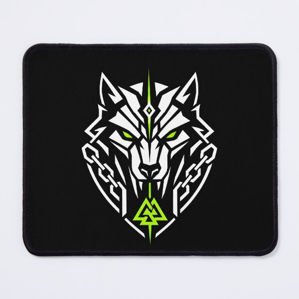 Item preview, "Fenrir Wolf Sigil – Ultra Clean Viking Emblem'' designed and sold by Umbra666.