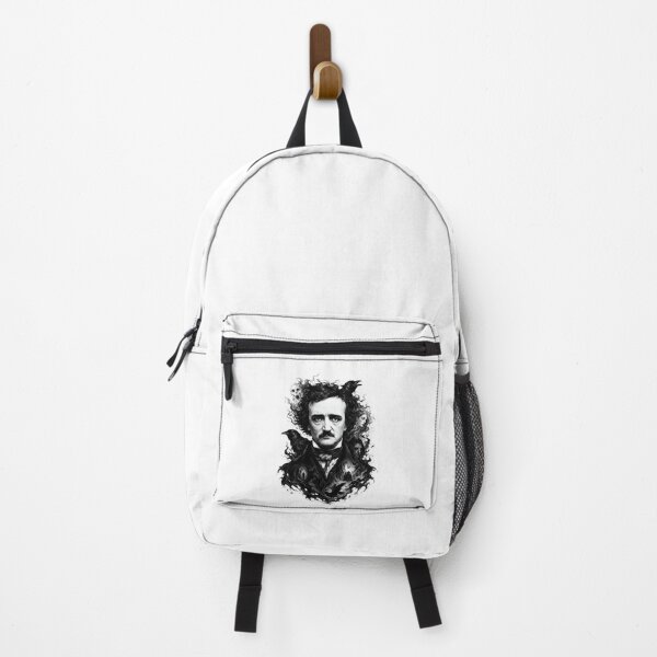 Item preview, Edgar Allan Poe Gothic Portrait with Ravens and Haunted Spirits designed and sold by Fenay Designs.