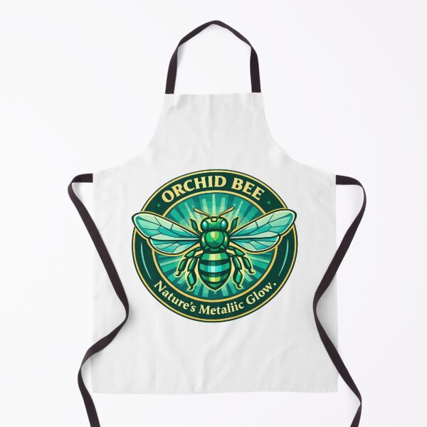 Item preview, Orchid Bee Metallic Glow Tropical Pollinator Nature Badge designed and sold by WildlifeInc.