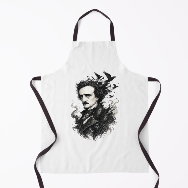 Item preview, Edgar Allan Poe Raven Portrait Dark Gothic Horror Art designed and sold by Fenay Designs.