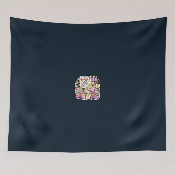 Item preview, Focus on Your Own Journey Sticker – Cute Kawaii Frog Cozy Aesthetic designed and sold by Digital_products_0111.