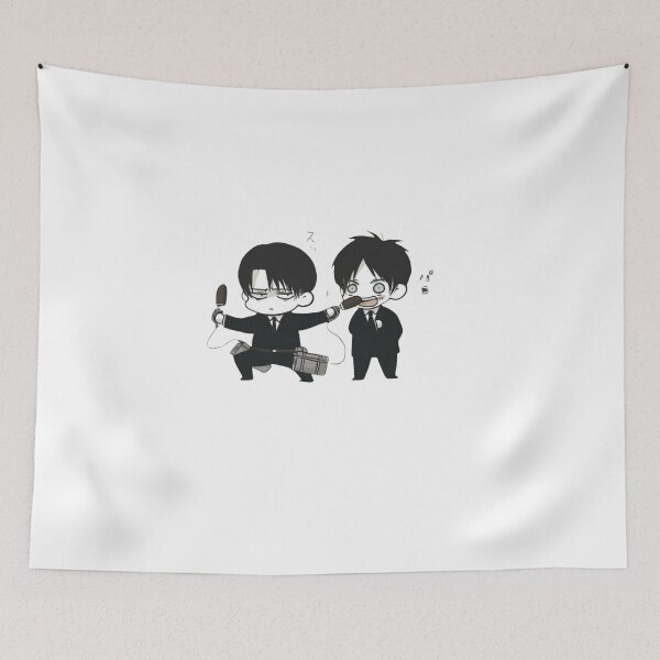Item preview, The Interviewer Levi & Eren Chibi designed and sold by The-Lone-Rodent.
