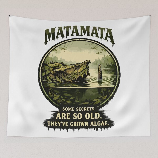 Item preview, Matamata Turtle – Ancient Secrets Wildlife designed and sold by WildlifeInc.