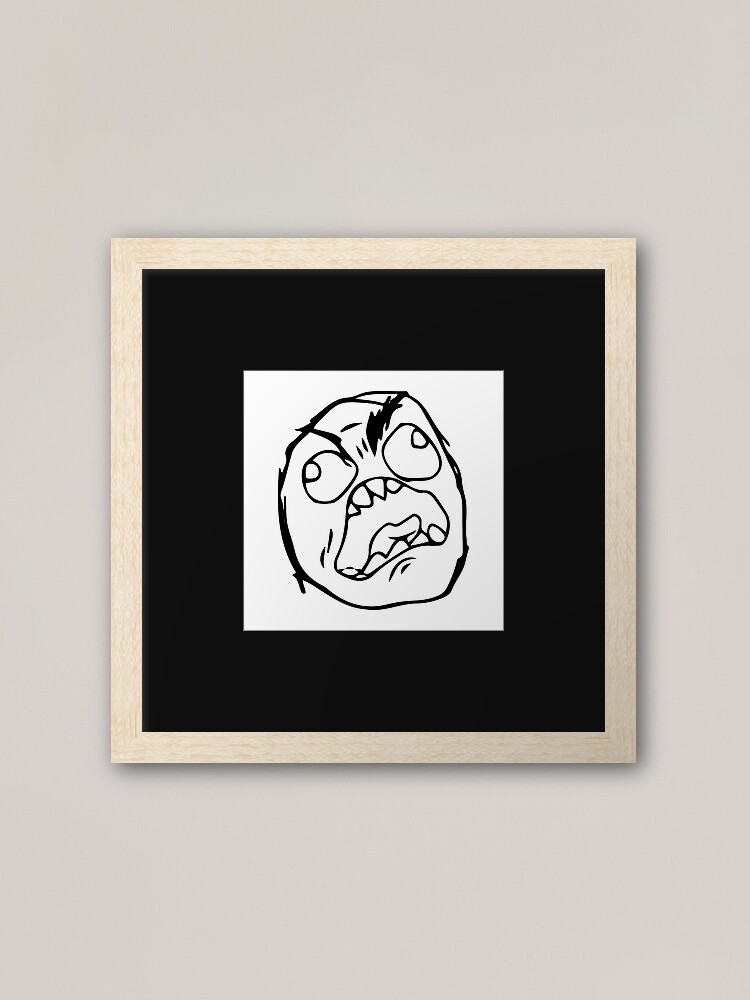 Troll face meme angry mad reaction face HD HIGH QUALITY Magnet