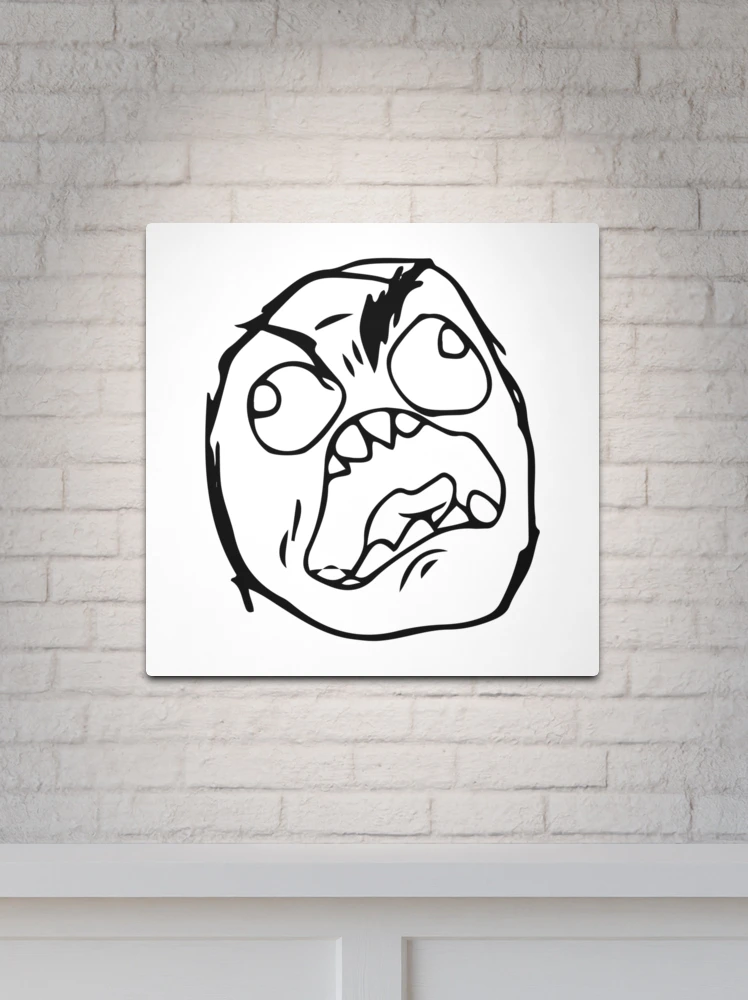 Troll face meme angry mad reaction face HD HIGH QUALITY Magnet