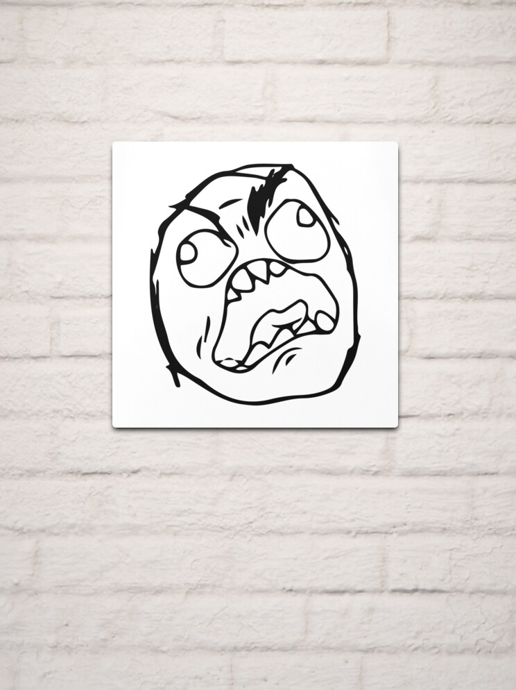 Angry Troll Face Social Media | Art Board Print