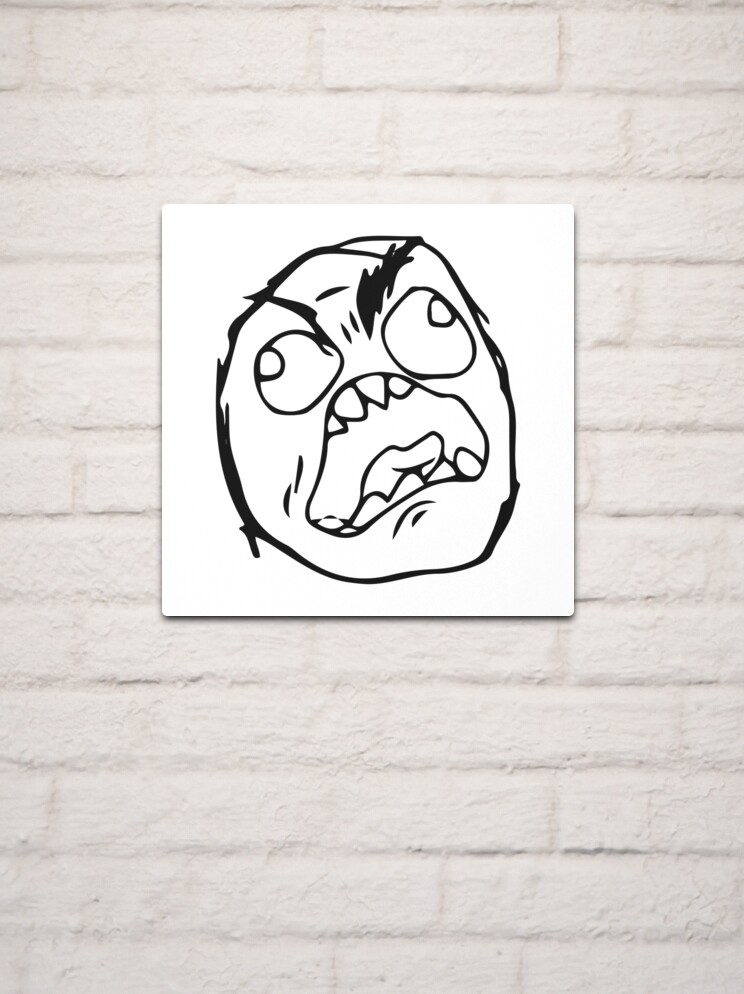 Troll face meme angry mad reaction face HD HIGH QUALITY Kids T