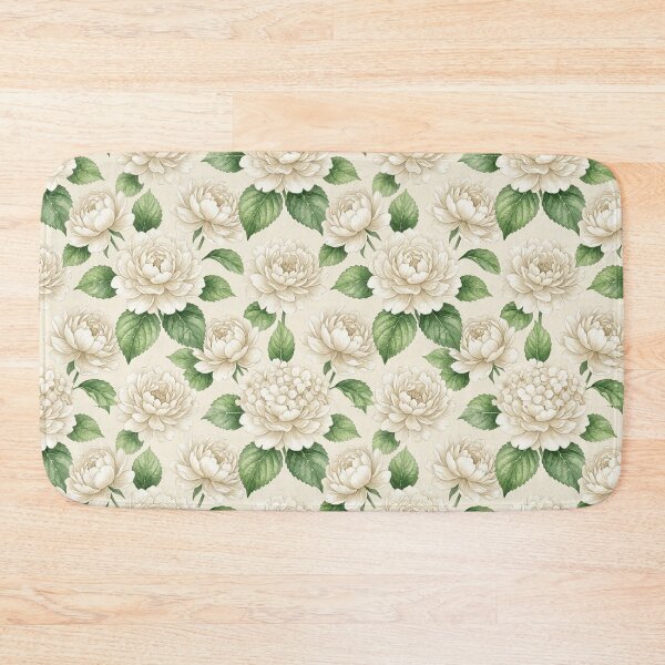 Item preview, Sage Green Cream Watercolor Neutral Botanical Floral Pattern designed and sold by Inkworksbyshery.