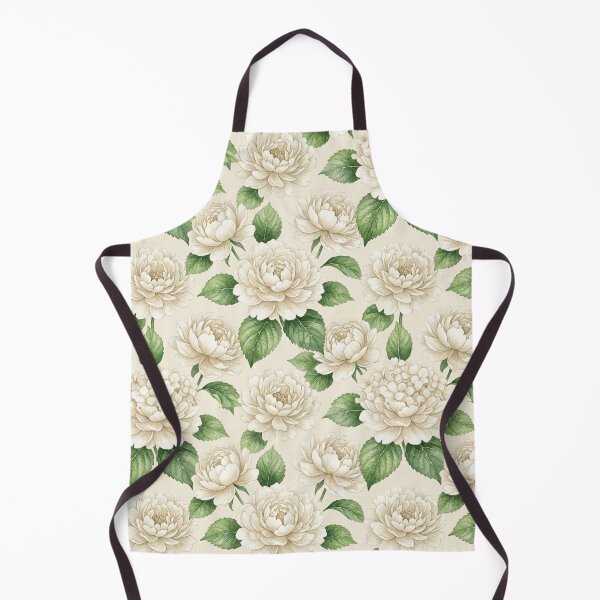 Item preview, Sage Green Cream Watercolor Neutral Botanical Floral Pattern designed and sold by Inkworksbyshery.