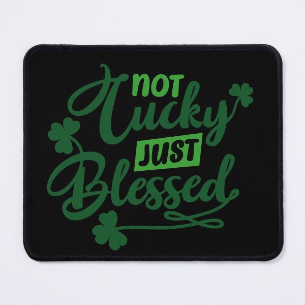 Item preview, Not Lucky Just Blessed Shamrock Faith St Patricks Day designed and sold by CosmoMerchStore.