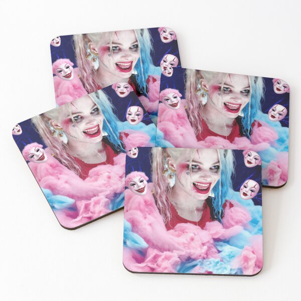 Item preview, Harley Quinn Pink and Blue Cotton Candy Clouds designed and sold by y2kponyclub.