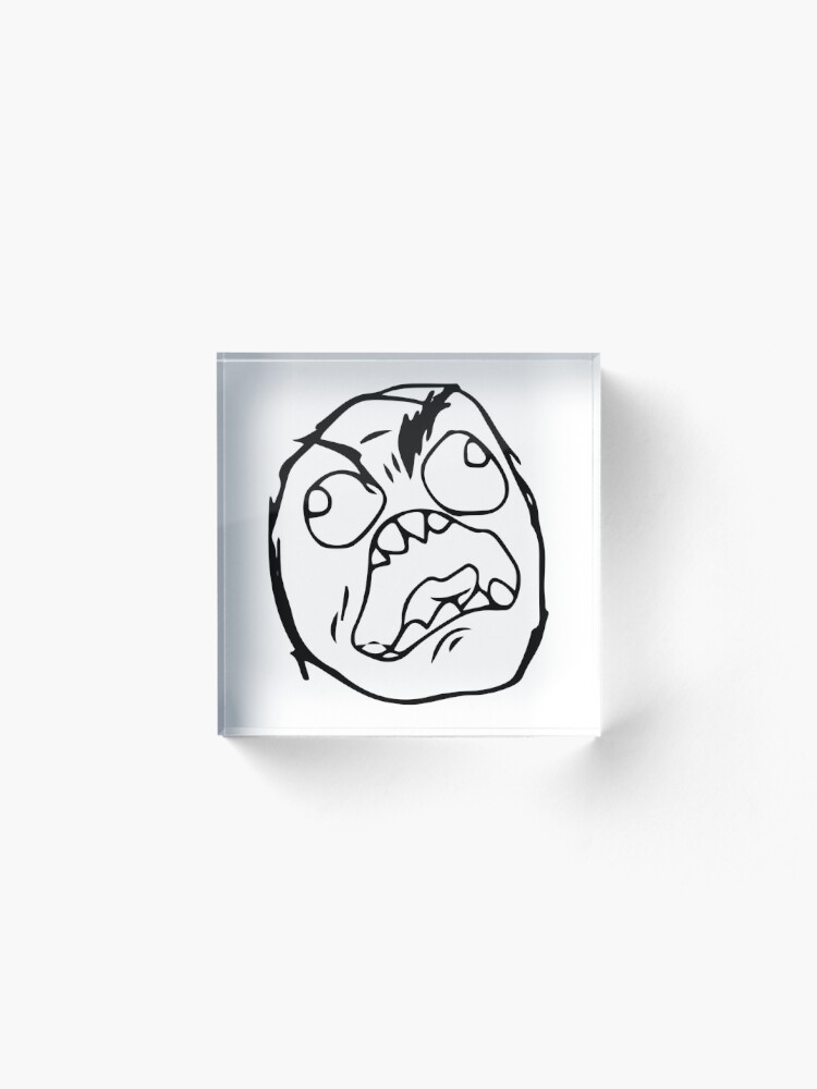 Troll face meme angry mad reaction face HD HIGH QUALITY Magnet