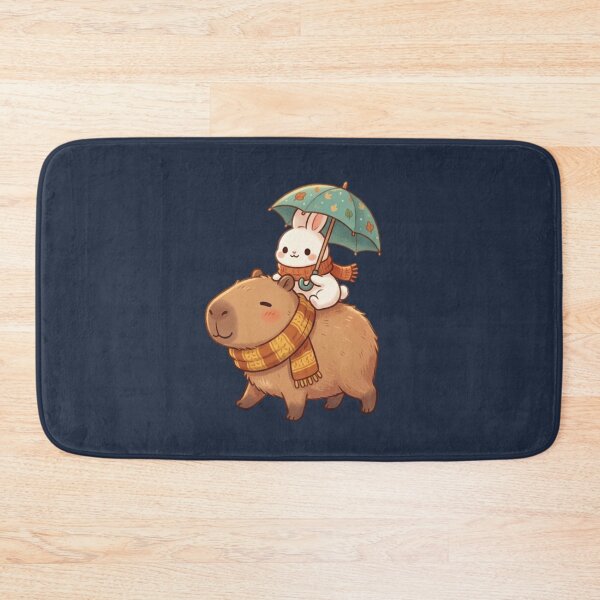 Item preview, Kawaii Chibi Capybara with Bunny Friend designed and sold by Lansangsan.