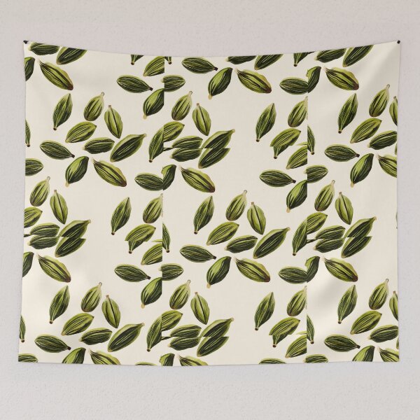 Item preview, Green Cardamom Botanical Pattern designed and sold by AestheticNi.