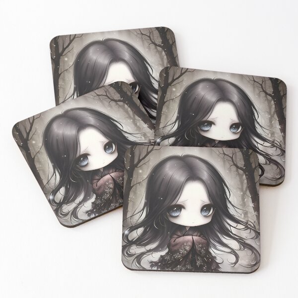 Item preview, Yuki-onna Snow Spirit | Japanese Yokai Art designed and sold by InkAndGloom.