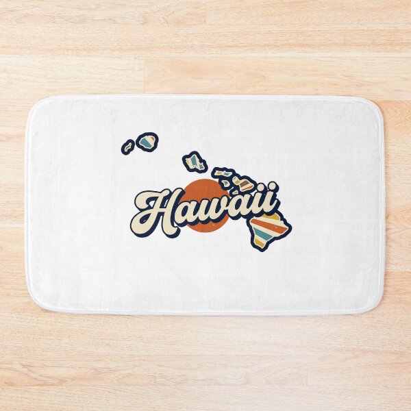 Item preview, Hawaii Illustrated Map – Retro State Regions & Landmarks designed and sold by Paper Drip.