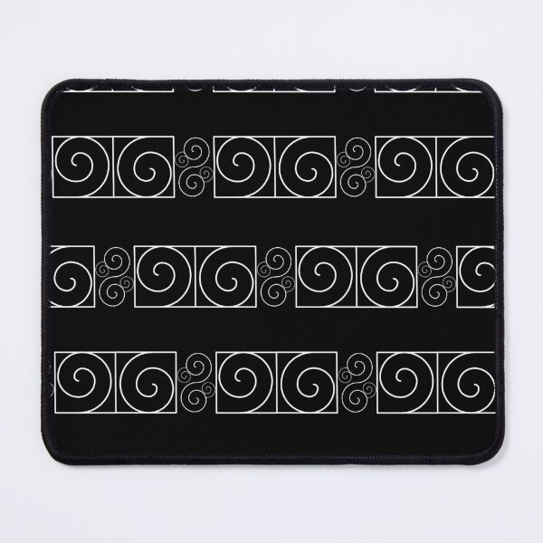 Item preview, Abstract Spiral Grid Decorative Pattern designed and sold by Mystic Threads Design.