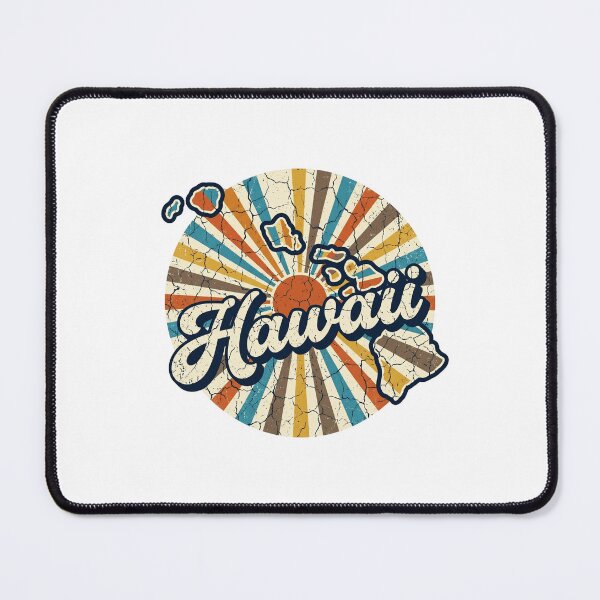 Item preview, Hawaii Illustrated Map – Retro State Regions & Landmarks designed and sold by Paper Drip.