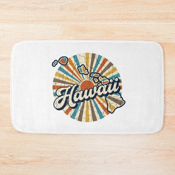 Item preview, Hawaii Illustrated Map – Retro State Regions & Landmarks designed and sold by Paper Drip.