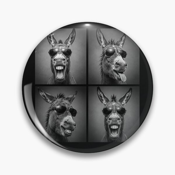 Item preview, Cool Donkey Sunglasses PhotoBooth Funny Farm Animal Stallion designed and sold by will freed18.